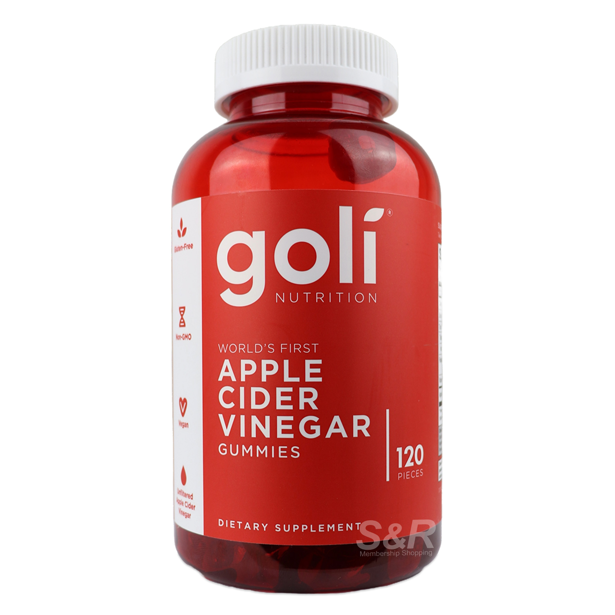 Goli Nutrition Apple Cider Vinegar 120 Gummies